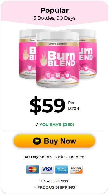Burn Blend official website